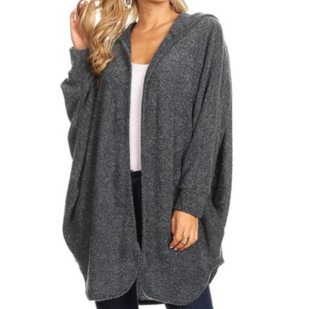 Chris & Carol Gray Cardigan Women